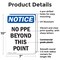 Signmission 10 in Height, 7 in Width, Plastic, Rectangle OS-2PACK-NS-P-710-V-14757 - alternate 6